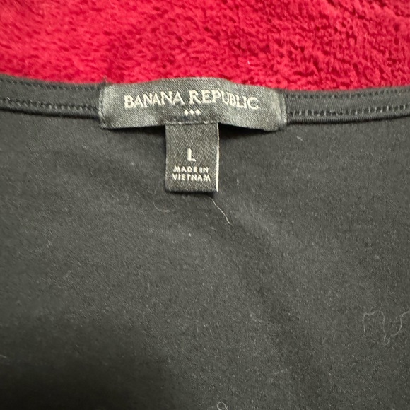 Banana Republic stretch jerseys balloon sleeve cropped tops- L - Picture 5 of 8